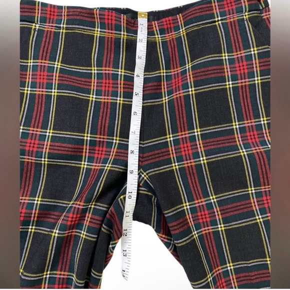 J. Crew Martie Ankle Pants Stewart Plaid Size 0 - Picture 10 of 12